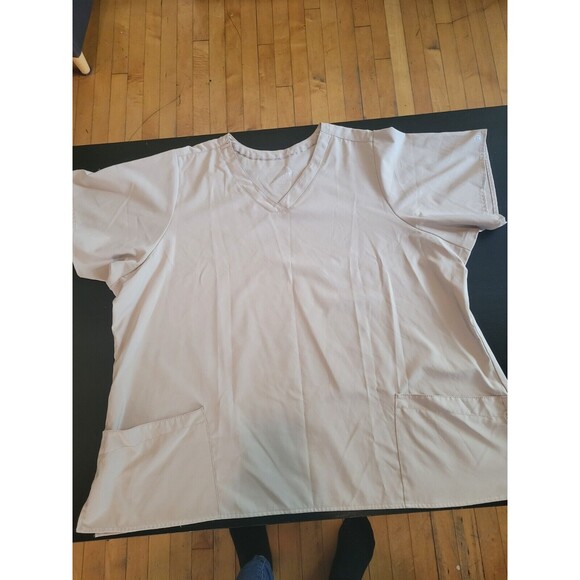 Wi23 Scrub Tan Size 3x Women Uniform TOP - Picture 1 of 8